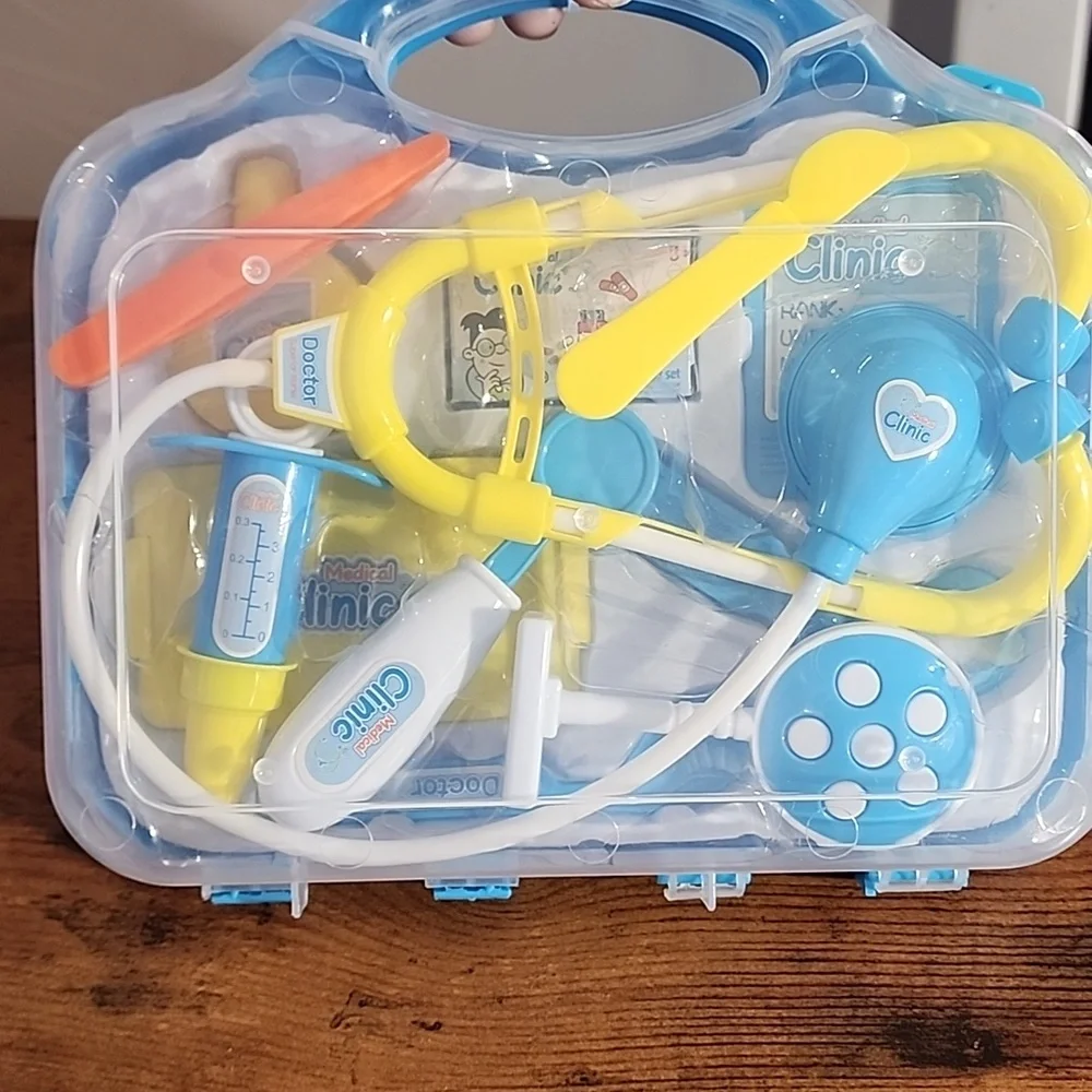 12pcs Children Doctor Roleplay Toy Set, Stimulate Kids Imagination, Includes